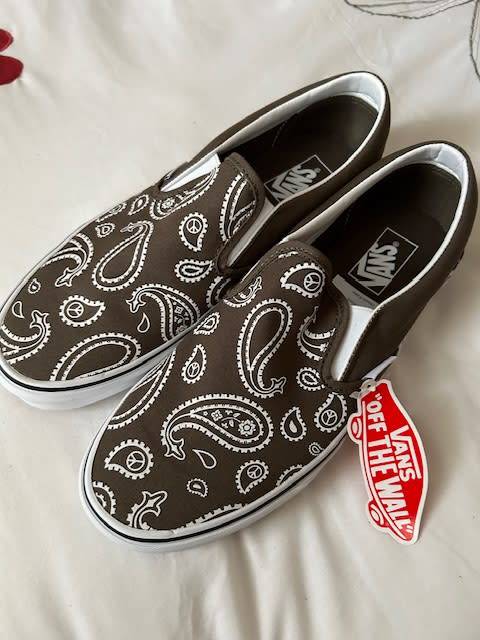 Vans Classic Slip-on (Peace Paisley) Grape Lea UK9