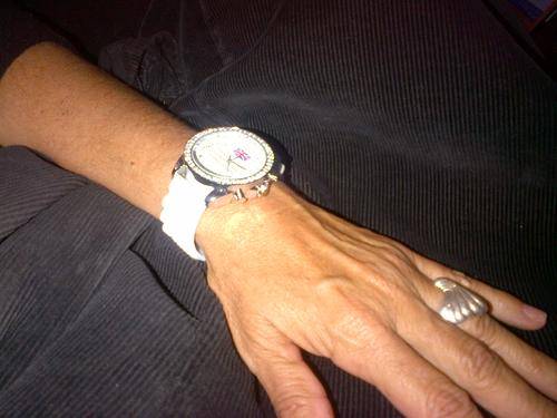 PASTEL WHITE GEL WATCH