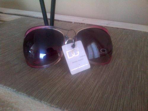 Pinknd clear ombre DG Sunglasses