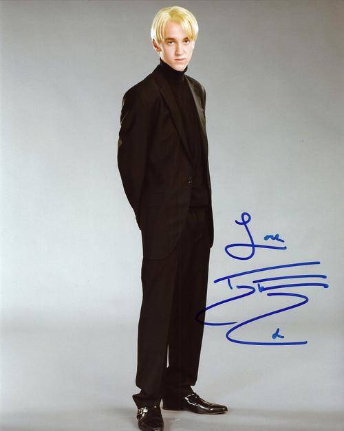 SPECIAL OFFER - HARRY POTTER - Tom Felton as Draco Malfoy Autographed