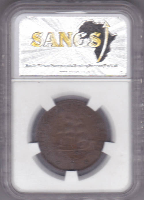 1939 1 penny Sangs graded AU 53 BN