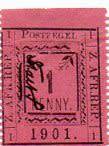 1901 Union PIERSBURG 1d UNUSED SINGLE Type ll SACC 26