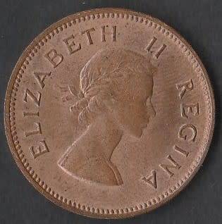 1953 UNION 1/2 d in UNC grade