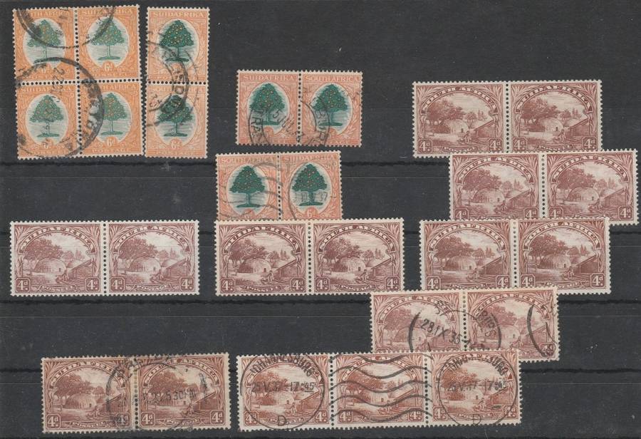 1926 UNION 6d x 4,1930 roto used 6dx3 prs 1926 4d x 3 usedps,,1930 4d x5 prs MLH  High CV