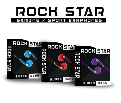 ROCK STAR Gaming Earphones (iPhone / Android / PC)