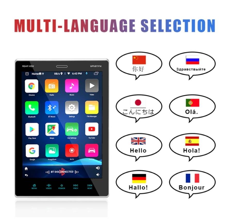 9.5 Inch Android Multi-Media Car Mp5 Player Radio