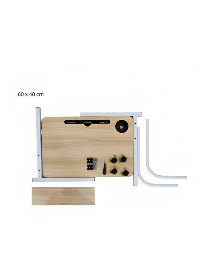 Adjustable Laptop Stand with Wheels