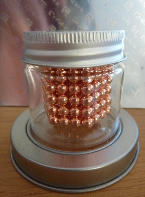 Red Neodymium cube