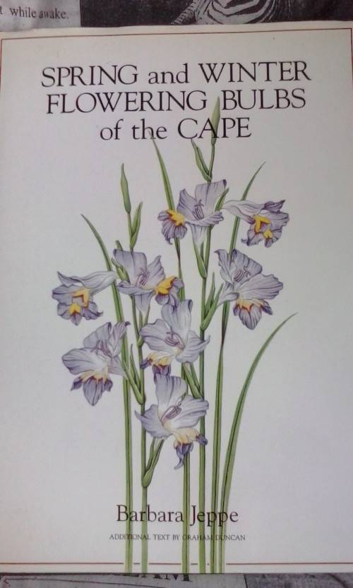Spring and Winter Flowering Bulbs of the Cape Barbara Jeppe