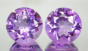 Exquisite Amethyst Pair!! 1.20cts Genuine - Grape Violet Purple - BRAZIL - R 1'062.00