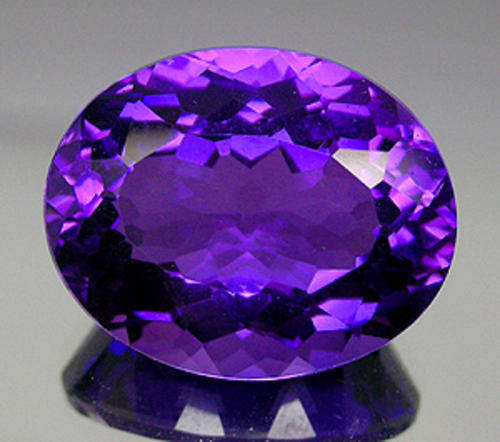 AWESOME!! 14.95ct Natural Amethyst - Radiant Concord Grape Purple - Uruguay