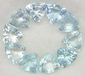 BEYOND DAZZLING PAIRS!! 4.58cts Natural Rich Sky Mint Blue Aquamarine - Combined - 5 SETS AVAILABLE