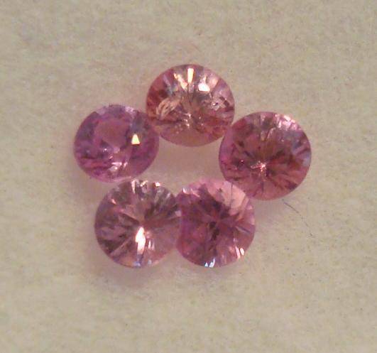STUNNING!! 0.81CT AAA++ 100% Genuine NATURAL BRILLIANT BRIGHT PINK MADAGASCAR SAPPHIRES