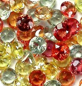GEMTASTIC!!! Genuine NATURAL MIXED COLOURS SAPPHIRES - Set of 55 Gems
