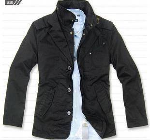 G-STAR MAN'S CLASSICAL BALACK COAT  WINTER BARGAIN!!! 59%OFF