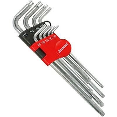 Professional Top Quality 9-Piece Chrome Vanadium Torx Key Set