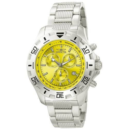 INVICTA YELLOW. CHRONOGRAPH MENS WATCH  ABSOLUTE BARGAIN!!!!!!!!! RETAIL  R3495