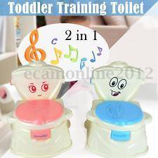 Music Girl Boy Kids Baby Potty Chair Seat Urinal Kid Toilet Training Trainer