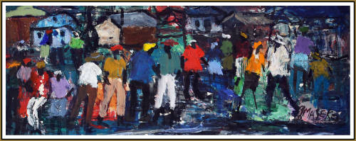 Joe Maseko - Old Master - Illustrated Artwork - HIGHLY RECOMMENDED !!