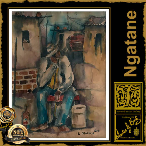 Ephraim Ngatane ~ Soweto Gold - HIGHLY RECOMMENDED ARTWORK !!