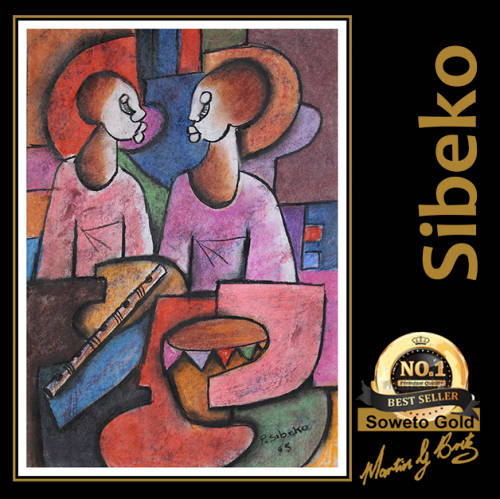 Peter Sibeko - Illustrated Artwork - SOWETO GOLD !!