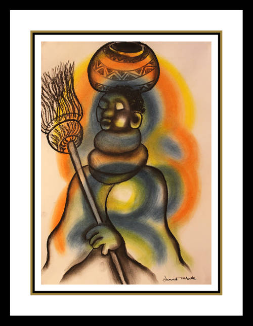 David Mbele - Illustrated Artwork - SOWETO GOLD !!