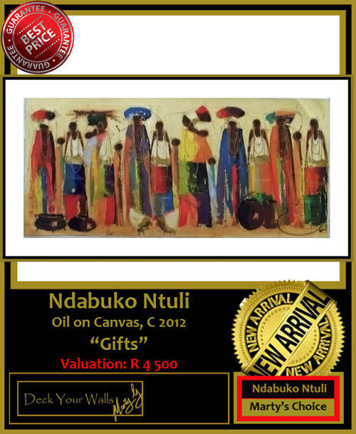 Affordable Art - Ndabuko Ntuli - Oil - Great Opportunity !!