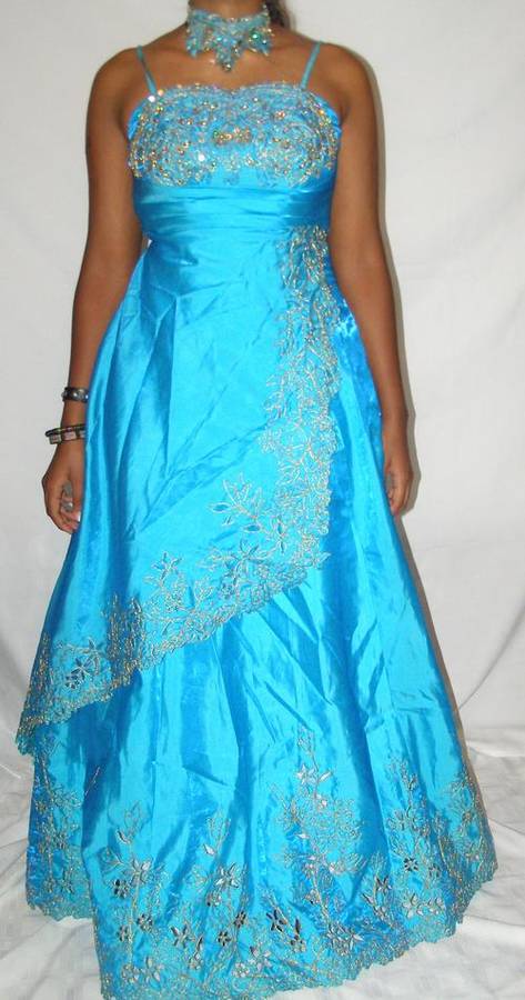 Exquisite Blue evening dress