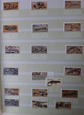 Venda 1979-86 singles in 8pg Stockbook (album included) MM & UM