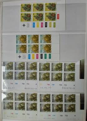 RSA 3rd, 4th & 5th Defin Cyl Blks some with many duplicates, VF UM