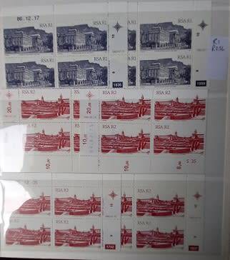 RSA 3rd, 4th & 5th Defin Cyl Blks some with many duplicates, VF UM