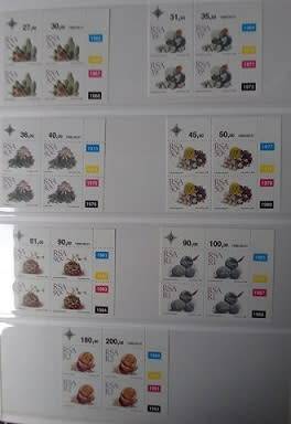 RSA 3rd, 4th & 5th Defin Cyl Blks some with many duplicates, VF UM