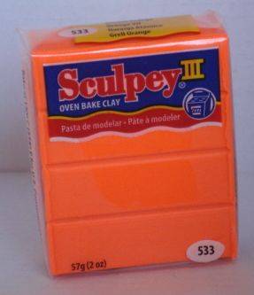 Sculpey Clay - Atomic Orange