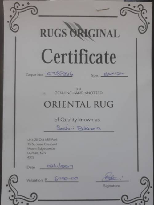 Persian rug Stunning Beshiri Bokhara gold