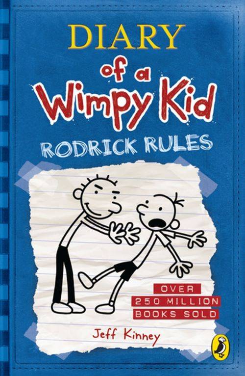 DIARY OF A WIMPY KID - RODRICK RULES by JEFF KINNEY (Book #2)