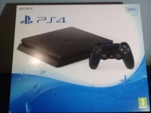 PS4 500GB SLIM CONSOLE + 1 CONTROLLER  ( LIKE NEW, 2 MONTHS OLD)