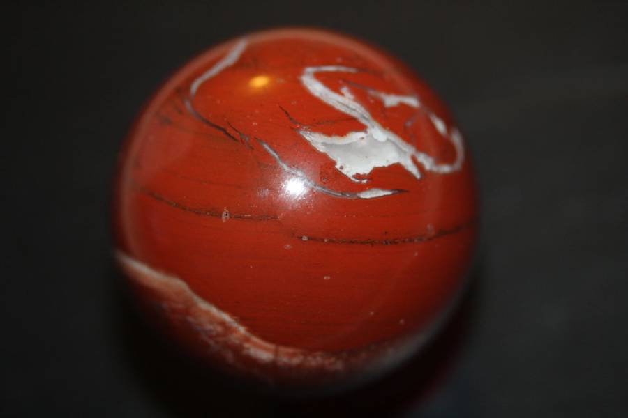 Rare Red Jasper Ball