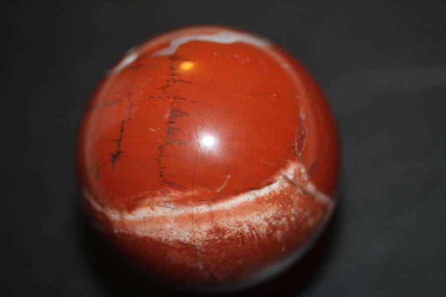 Rare Red Jasper Ball
