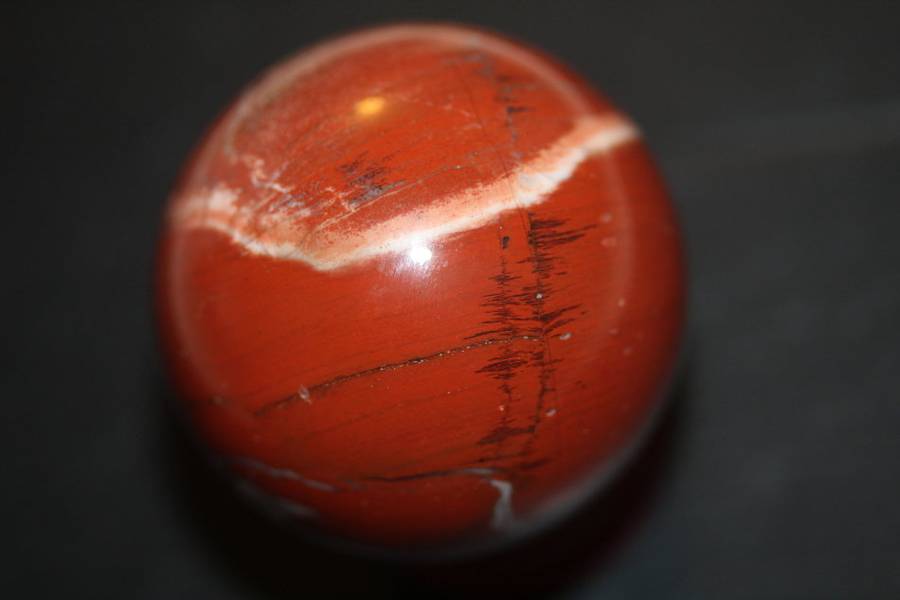 Rare Red Jasper Ball