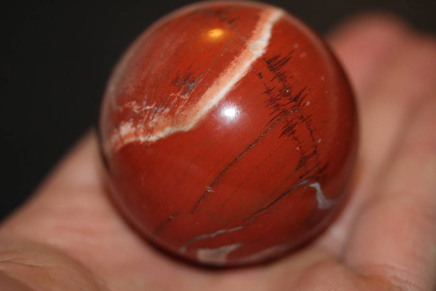 Rare Red Jasper Ball