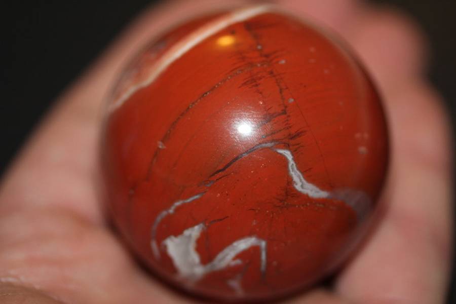 Rare Red Jasper Ball