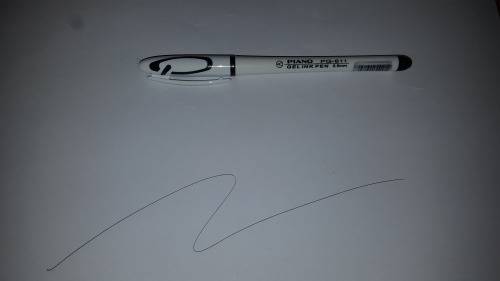 PIANO GEL INK PEN BLACK  BIDDING FOR 12 PENS