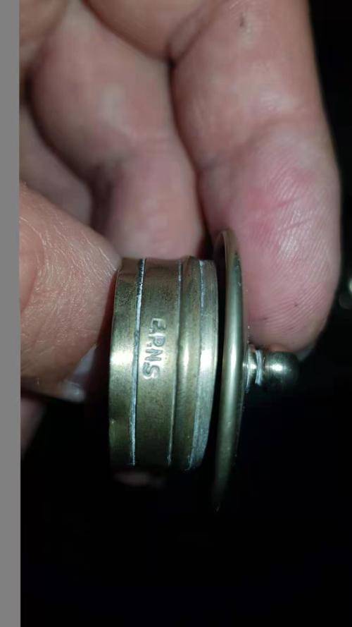 All glass salt, pepper vinegar and olive oil set- silver plated