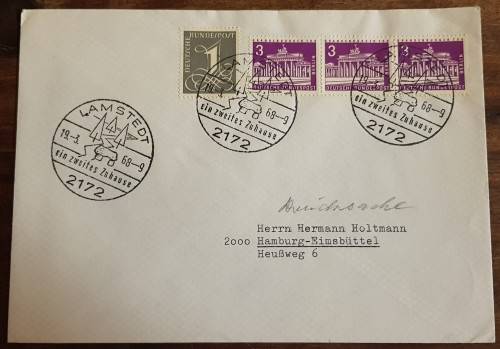 1947-1989 Germay stamps FDC or postal covers total 42 covers
