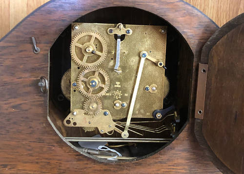 ANTIQUE JUNGHANS MANTEL CLOCK WESTMINSTER CHIME