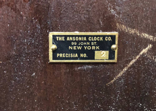 ANTIQUE ANSONIA MANTLE CLOCK, WORKING, CIRCA 1920