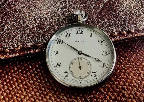 ANTIQUE CYMA TAVANNES POCKET WATCH CA 1930