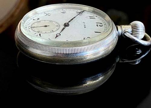 ANTIQUE CYMA TAVANNES POCKET WATCH CA 1930