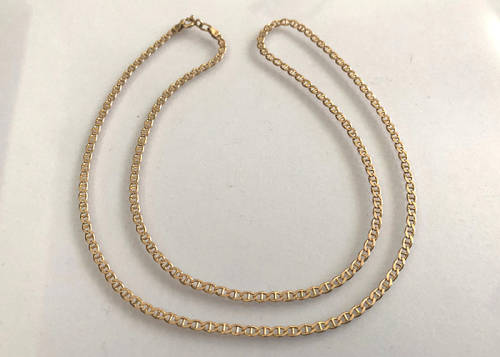 9 CT SOLID GOLD NECKLACE CHAIN, ITALIAN MADE, LIKE NEW