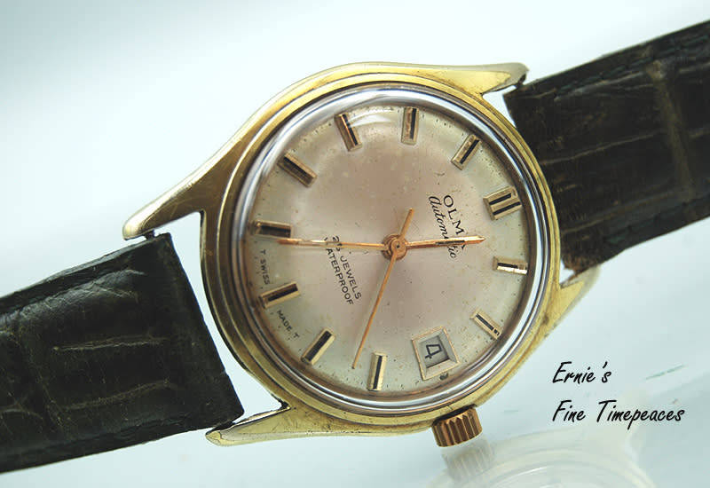 Vintage Olma Automatic Men`s Watch, Cal. ETA 2472, 25 Jewels, Serviced